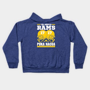 Los Angeles Rams Nacua 17 American Football Retro Kids Hoodie